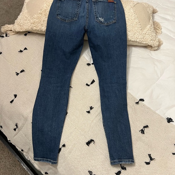 7 for All Mankind Midrise Skinny Jeans - Picture 5 of 7